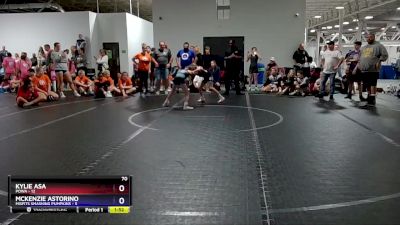 70 lbs Finals (8 Team) - Kylie Asa, POWA vs McKenzie Astorino, Misfits Smashing Pumpkins