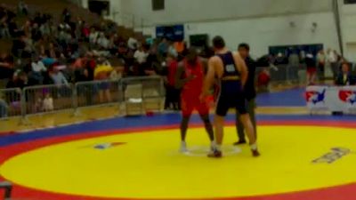 120 lbs semi-finals Dremiel Byers Army vs. Xenofon Koutsioumpas Greece