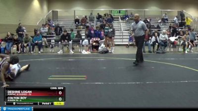 105 lbs Cons. Semi - Deshine Logan, Pontiac Jr Huskies vs Colton Roy, Dundee MI