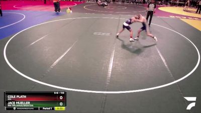 115 lbs Cons. Round 1 - Jace Mueller, BBE (Belgrade/Brooten) vs Cole Plath, GSL