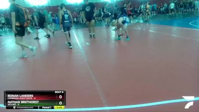 106 lbs Round 1 (16 Team) - Ronan Landers, Cambridge-Isanti White vs Nathan Brethorst, WCAABE