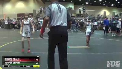 80 lbs Semis & 1st Wrestleback (8 Team) - Dandre Adams, Untouchables Purple vs Kooper Deputy, POWA