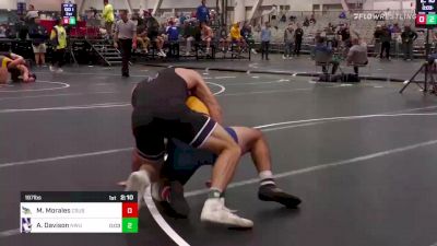 197 lbs C Of 16 #1 - Mateo Morales, Cal State Bakersfield vs Andrew Davison, Northwestern