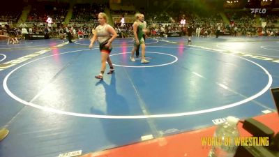 185 lbs Quarterfinal - Audrina Collom, Pryor Tigers vs Iy'Jah Grant, Urbana Tigers Wrestling Club