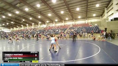 135 lbs Semifinal - Timberly Martinez, Colorado vs Crystin-Dior Treu, Hawaii