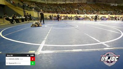 80 lbs Quarterfinal - CAMDEN DANIELSON, Texas Elite Wrestling vs Daxton Spexarth, Brawlers