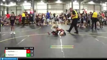 49 lbs Round 3 (6 Team) - Spencer Mattson, Pomona Elite vs Levi Kaufman, Backyard Brawlers