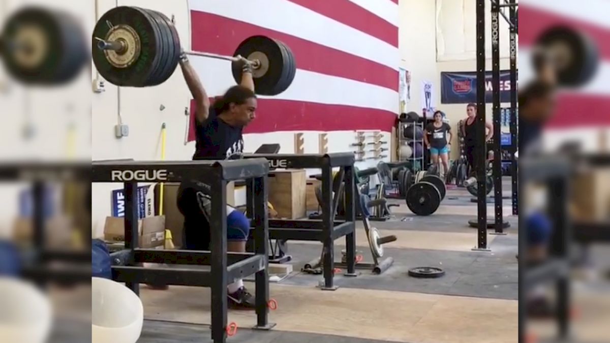 Harrison Maurus Jerks 200kg/440lb In Prep For The 2017 Senior Pan Ams!