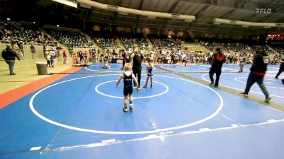 60 lbs Rr Rnd 4 - Jaxon Coleman, Checotah Matcats vs Jaxon Huffman, Tulsa Blue T Panthers