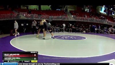 215 lbs Round 5 (6 Team) - Hayden Van Dell, Cheyenne East vs Riley Neumeyer, Eaglecrest