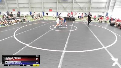 138 lbs Round 1 (8 Team) - Layronz Fraser, California vs Kasen McAffrey, Oklahoma Outlaws Red