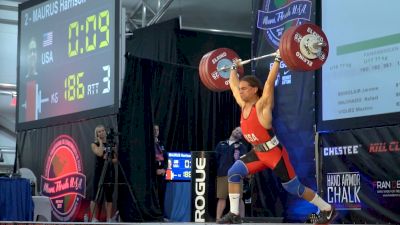 Harrison Maurus 186kg Clean & Jerk at 2017 Pan Ams