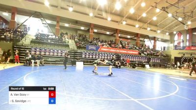 130 lbs Round Of 16 - Alisha Van Scoy, St. Mary (Kan.) vs Sarah Savidge, Life (Ga.)