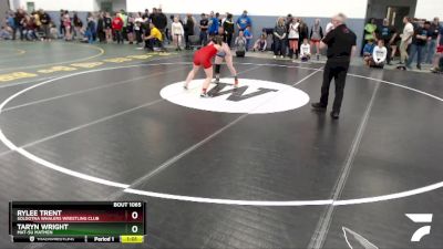 136 lbs Round 1 - Rylee Trent, Soldotna Whalers Wrestling Club vs Taryn Wright, Mat-Su Matmen