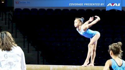 Junior Konnor McClain Shows Amazing Difficulty On Beam - 2017 U.S. Classic Podium Training