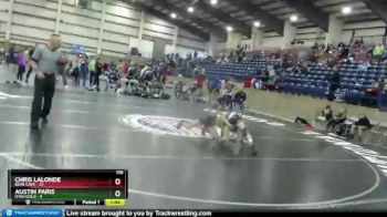 110 lbs Round 3 (4 Team) - Austin Paris, Utah Gold vs Chris Lalonde, Bear Cave