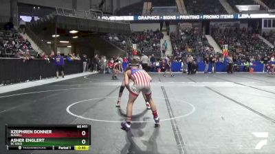 100 lbs 5th Place Match - Asher Englert, DC Gold vs Xzephren Donner, Russell