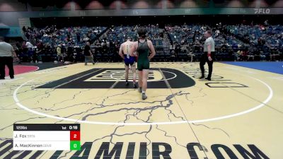 120 lbs Consi Of 16 #1 - Justin Fox, Sahuarita vs Axel MacKinnon, Green River