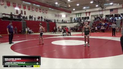 113 lbs 1st Place Match - Landon Gottschalk, Dubuque Hempstead vs Benjamin Rosen, Iowa City, Liberty