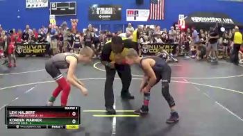 82 lbs Round 3 (6 Team) - Levi Halbert, Untouchables Purple vs Korben Warner, Missouri Gold