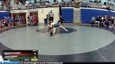 75 lbs Round 1 (4 Team) - Malchus Schmidt, Delta vs Logan Knight, Indiana Creek