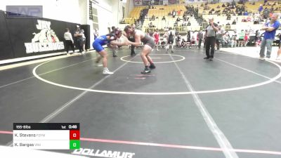 155-B lbs Final - Kolt Stevens, Fort Gibson Youth Wrestling vs Kolbe Bargas, Vinita