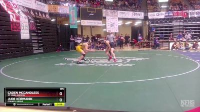 175 lbs Cons. Round 1 - Jude Kormanik, Council Grove vs Caden McCandless, St. John-Hudson