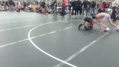 92 lbs Round 1 (10 Team) - Eli Gabrielson, Diamond Fish vs Guy Wavra, Wolfpack WC