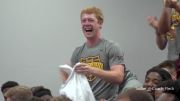 Justin Juenemann Receives Scholarship Via T-Shirt Gun