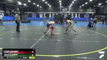 125 lbs Round 4 (8 Team) - Tyler Lenhardt, Michigan Gold Pitbulls vs Talan Flowers, Michigan Monkeys