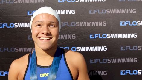 Leanna Gharbaoui Talks 50 Freestyle Futures Title