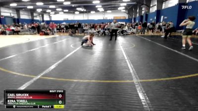 120 lbs Round 2 - Cael Sirucek, Grizzly Wrestling Club vs Ezra Torell, Middleton Wrestling Club