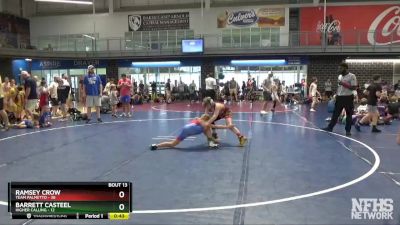 90 lbs Quarters & 1st Wb (16 Team) - Ramsey Crow, Team Palmetto vs Barrett Casteel, Higher Calling