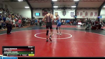 152 lbs Round 1 - Aidan Pennock, Fort Madison vs Sheaden Adams, Columbus Community/WMU