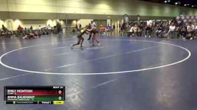 115 lbs Round 7 (8 Team) - Emily Mcintosh, CLAW vs Emma Bauknight, Hernando Wrestling