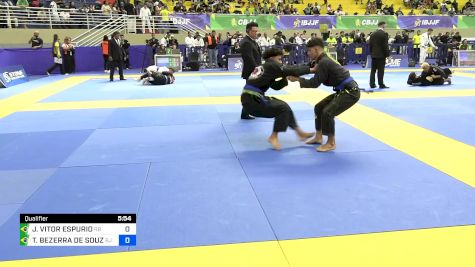 JOÃO VITOR ESPURIO vs THALES BEZERRA DE SOUZA 2024 Brasileiro Jiu-Jitsu IBJJF