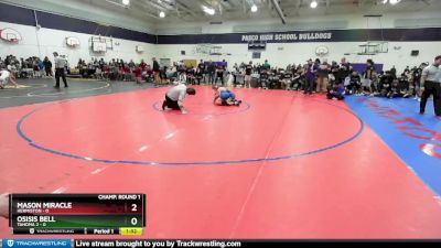 106 lbs Round 1 (32 Team) - Mason Miracle, Hermiston vs Osisis Bell, Tahoma 2