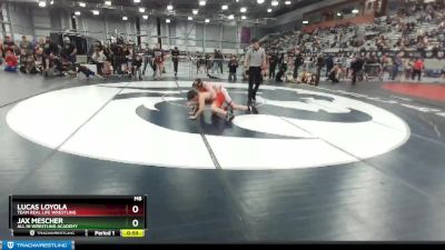 114 lbs Semifinal - Lucas Loyola, Team Real Life Wrestling vs Jax Mescher, All In Wrestling Academy