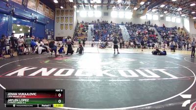 150 Blue Round 2 - JAYLEN LOPEZ, Cypress Creek H S vs Jovan Vukajlovic, Lake Brantley Hs