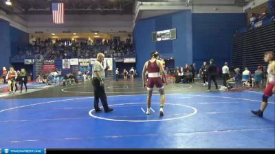 165 lbs Cons. Round 2 - Michael Fuccilli, Don Bosco Prep vs Ricaldo Camacho, Smyrna