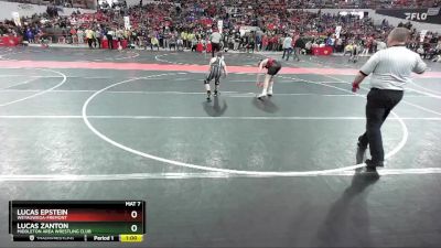 115 lbs Champ. Round 1 - Lucas Epstein, Weyauwega-Fremont vs Lucas Zanton, Middleton Area Wrestling Club