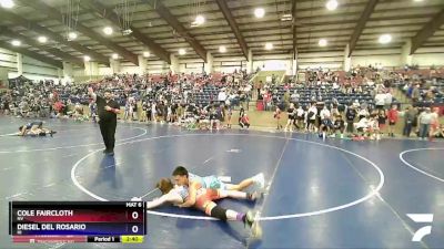 126 lbs Champ. Round 2 - Cole Faircloth, NV vs Diesel Del Rosario, HI