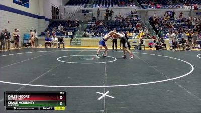 165 lbs Cons. Round 3 - Chase Mckinney, Limestone vs Caleb Moore, Belmont Abbey