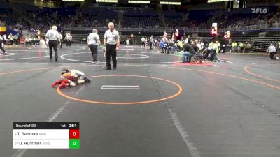 45 lbs Round Of 32 - Trey Sanders, Abington Heights vs Dawson Hummer, Jersey Shore