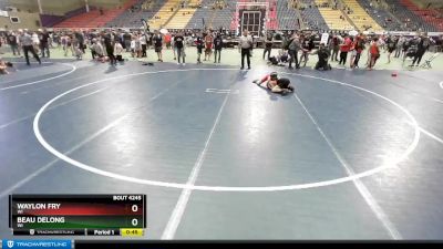 92 lbs Semifinal - Waylon Fry, WI vs Beau DeLong, WI