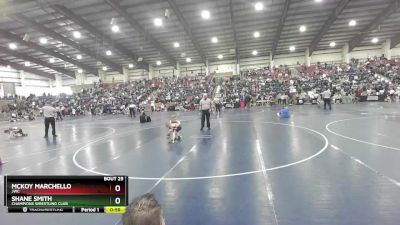 39 lbs Quarterfinal - Shane Smith, Champions Wrestling Club vs McKoy Marchello, JWC