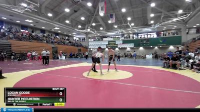 132 lbs Champ. Round 2 - Hunter McCuistion, Rim Of The World vs Logan Goode, Boulder City