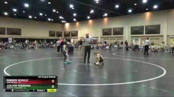 60 lbs Finals (2 Team) - Colton Wiseman, Indiana Assassins vs Parker Schulz, Iowa Black