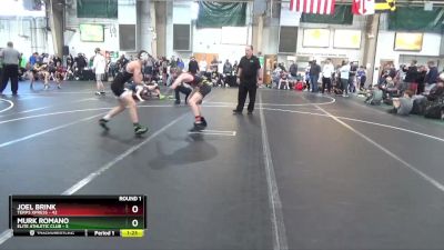 115 lbs Round 1 (4 Team) - Joel Brink, Terps Xpress vs Murk Romano, Elite Athletic Club