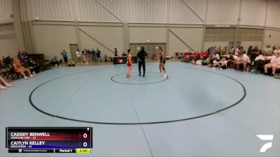 122 lbs Semis & 3rd Wb (16 Team) - Cassidy Benwell, Missouri Fire vs Caitlyn Kelley, Wisconsin